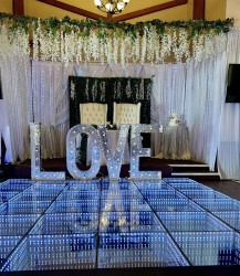 16ft x 16ft LED Infinity Dance Floor Rental