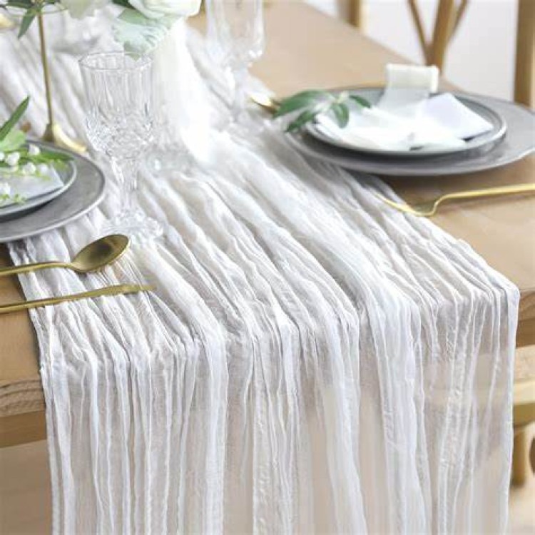 Table Runner CheeseCloth Any Color
