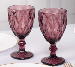 Dusty Rose Water Goblet