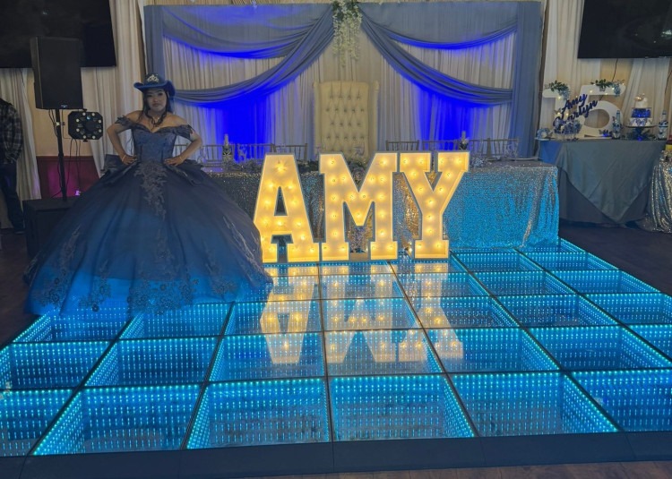 16ft x 16ft LED Infinity Dance Floor Rental